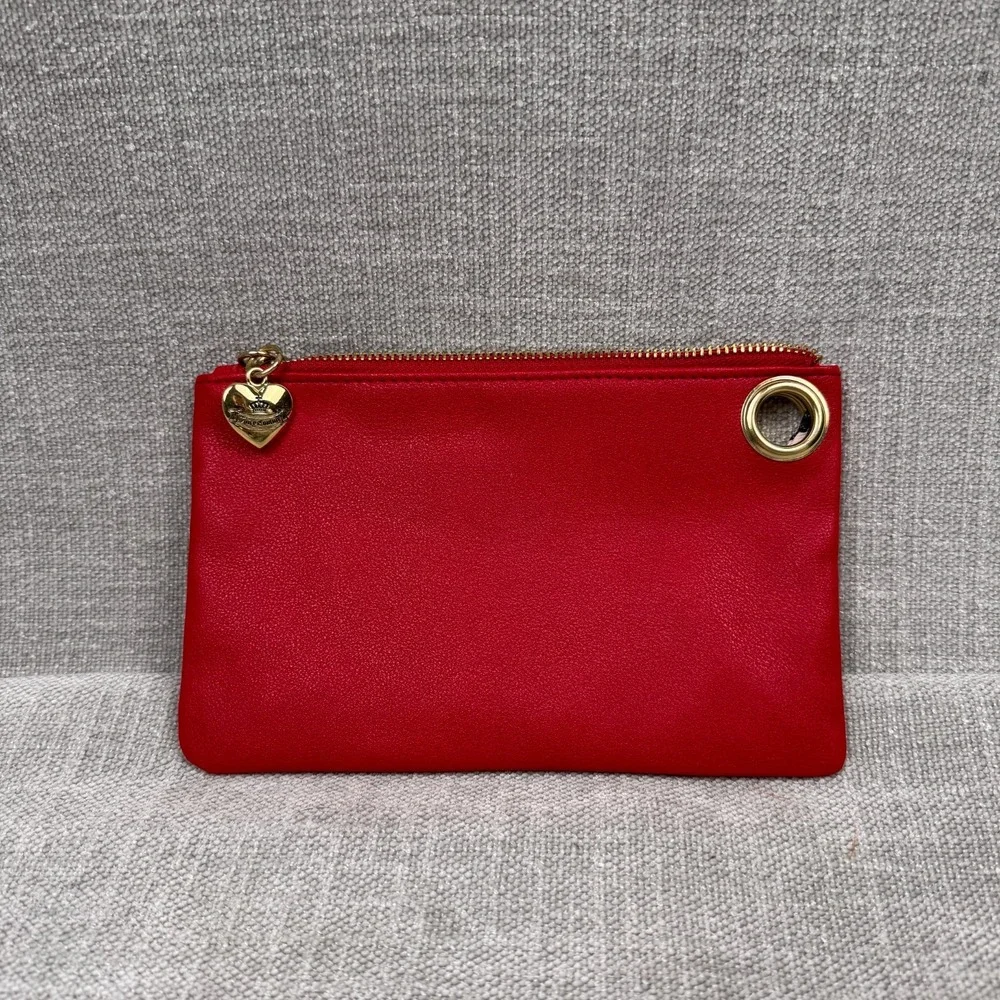 JUICY COUTURE  Clutch Bag Pouch Red  Bag